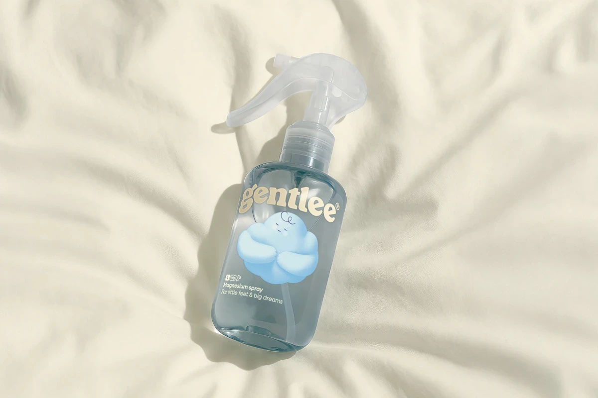 Gentlee Magnesium Spray Branding